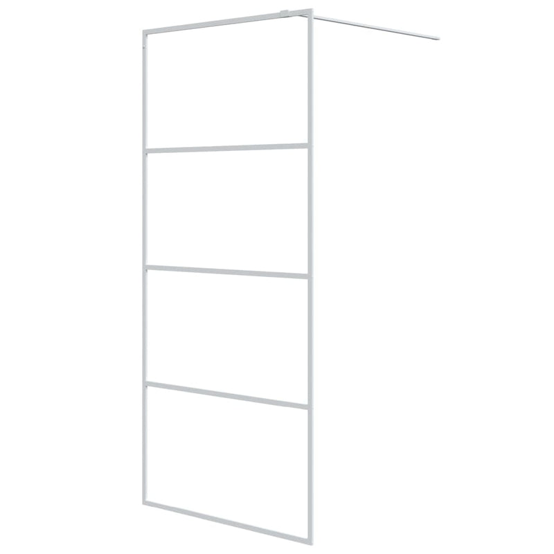 Load image into Gallery viewer, Vidaxl inloopdouchewand 90x195 cm transparant esg-glas wit