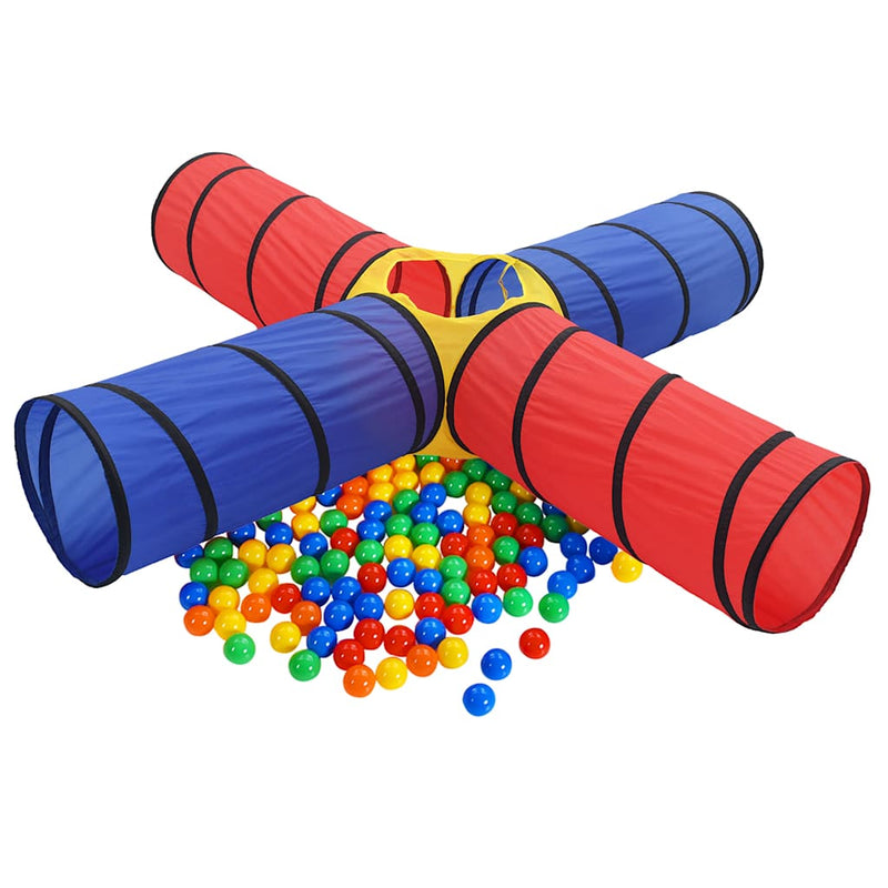Load image into Gallery viewer, Vidaxl kinderspeeltunnel met 250 ballen meerkleurig