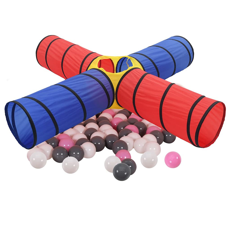 Load image into Gallery viewer, Vidaxl kinderspeeltunnel met 250 ballen meerkleurig