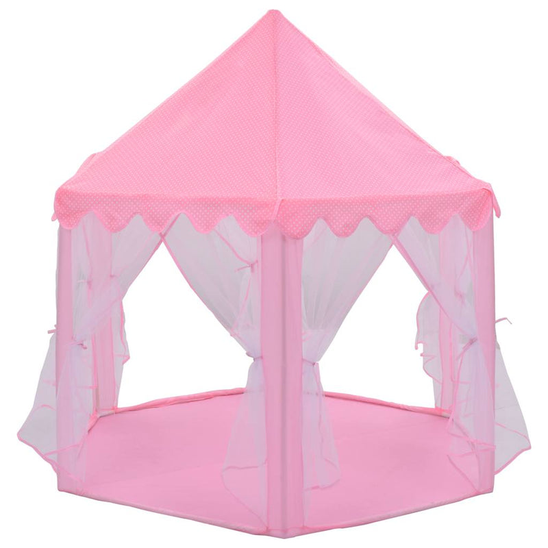 ギャラリービューアに画像をロードする, Vidaxl prinsessenspeeltent met 250 ballen 133x140 cm roze