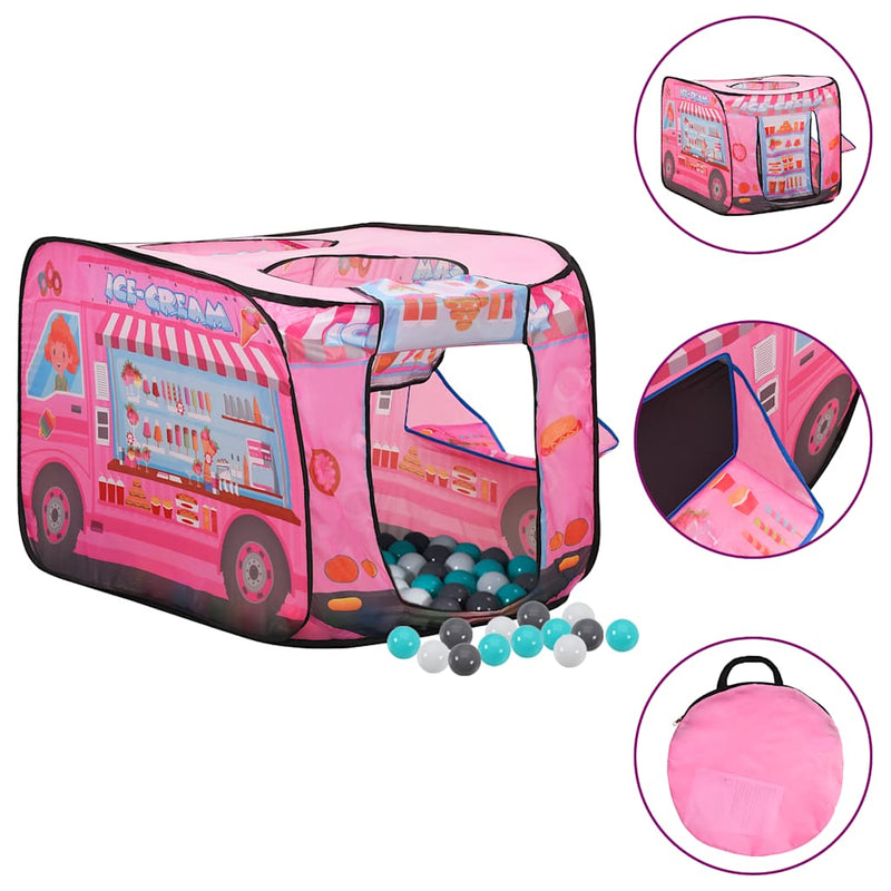 Load image into Gallery viewer, Vidaxl kinderspeeltent met 250 ballen 70x112x70 cm roze