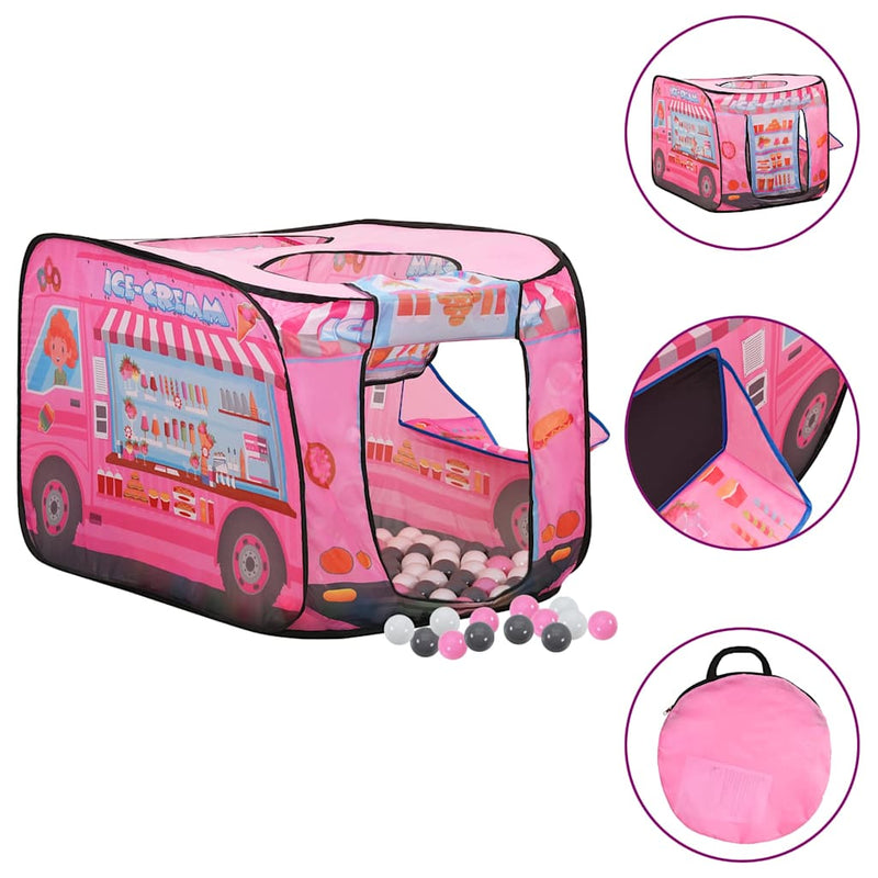 Load image into Gallery viewer, Vidaxl kinderspeeltent met 250 ballen 70x112x70 cm roze