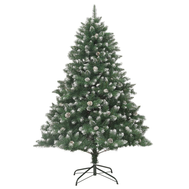 Laden Sie das Bild in Galerie -Viewer, Vidaxl kunstkerstboom met standaard 210 cm pvc