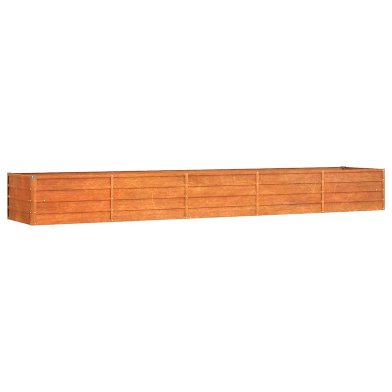 Load image into Gallery viewer, Vidaxl plantenbak verhoogd 400x80x45 cm cortenstaal roestig