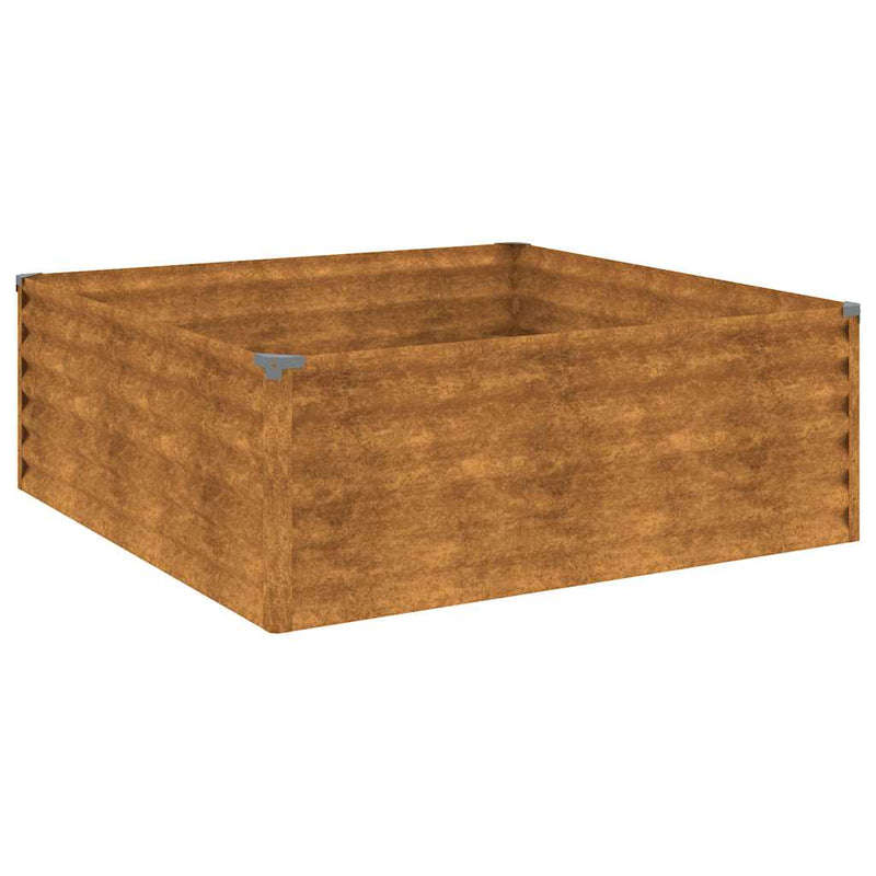 Load image into Gallery viewer, Vidaxl plantenbak verhoogd 100x100x36 cm cortenstaal
