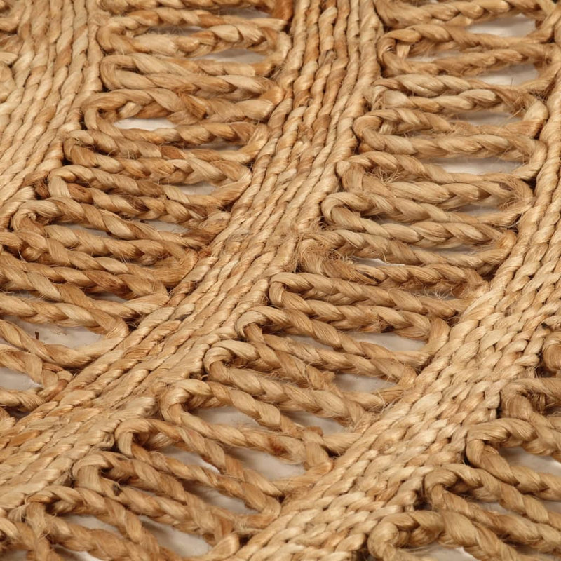Load image into Gallery viewer, VidaXL Tapijt rond 150 cm gevlochten jute