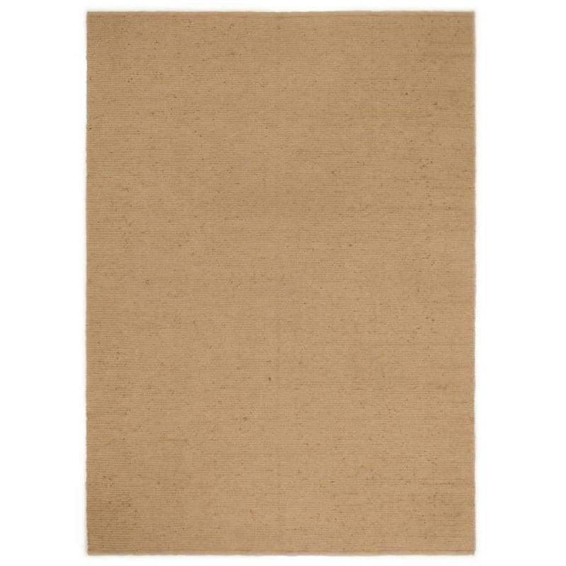 Load image into Gallery viewer, Vidaxl vloerkleed lussenpool handgemaakt 80x160 cm jute en katoen