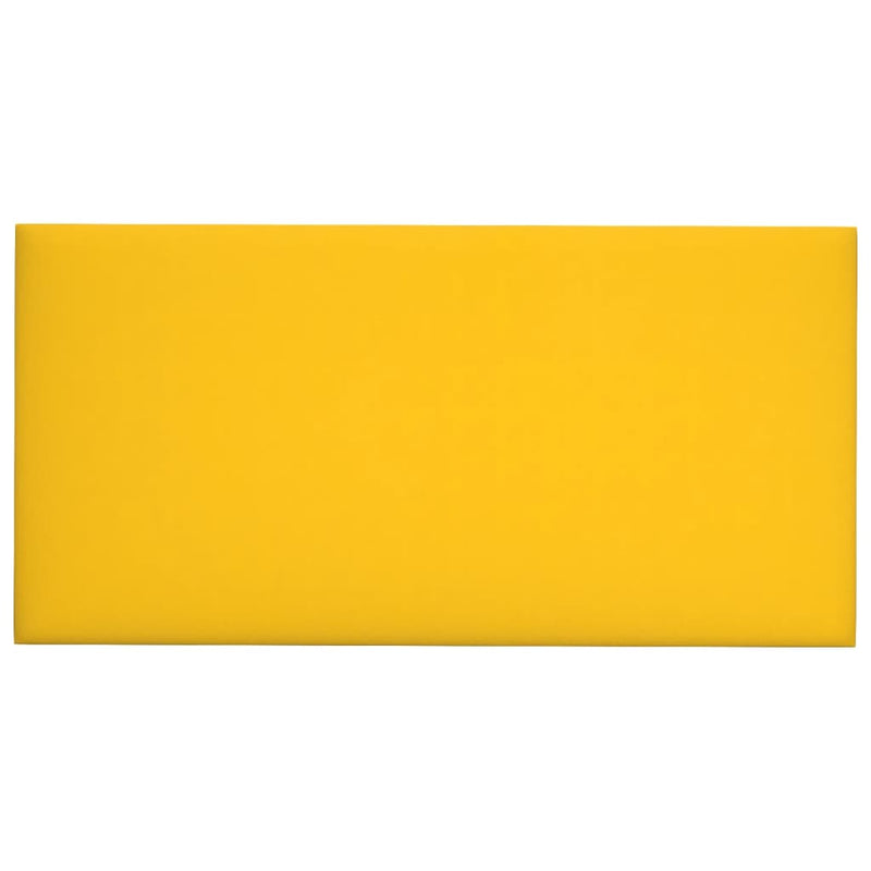 Cargue la imagen en el visor de la galería, Vidaxl wandpanelen 12 st 2,16 m² 60x30 cm fluweel geel