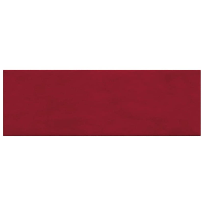 Load image into Gallery viewer, Vidaxl wandpanelen 12 st 3,24 m² 90x30 cm fluweel wijnrood