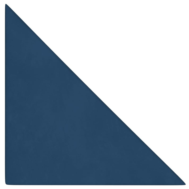 Afbeelding laden in galerijviewer, VidaXL Wandpanelen 12 st 0,54 m² 30x30 cm fluweel blauw