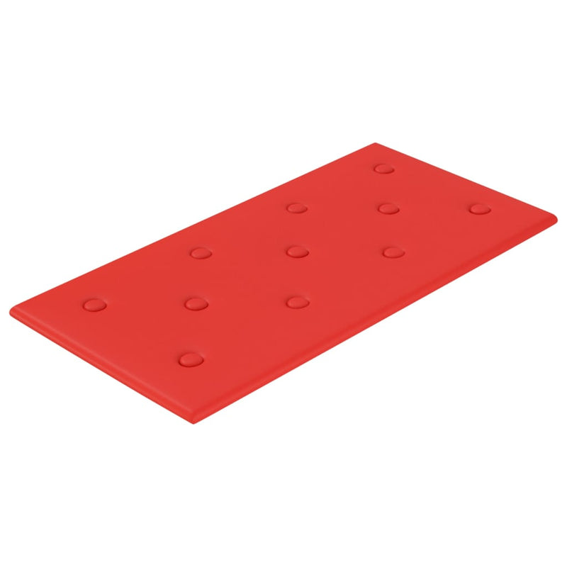Load image into Gallery viewer, Vidaxl wandpanelen 12 st 2,16 m² 60x30 cm kunstleer rood