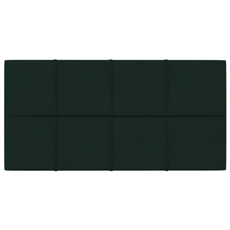 Load image into Gallery viewer, VidaXL Wandpanelen 12 st 2,16 m² 60x30 cm fluweel donkergroen
