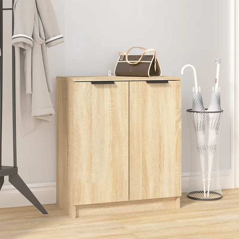 Load image into Gallery viewer, Vidaxl schoenenkast 59x35x70 cm bewerkt hout sonoma eikenkleurig
