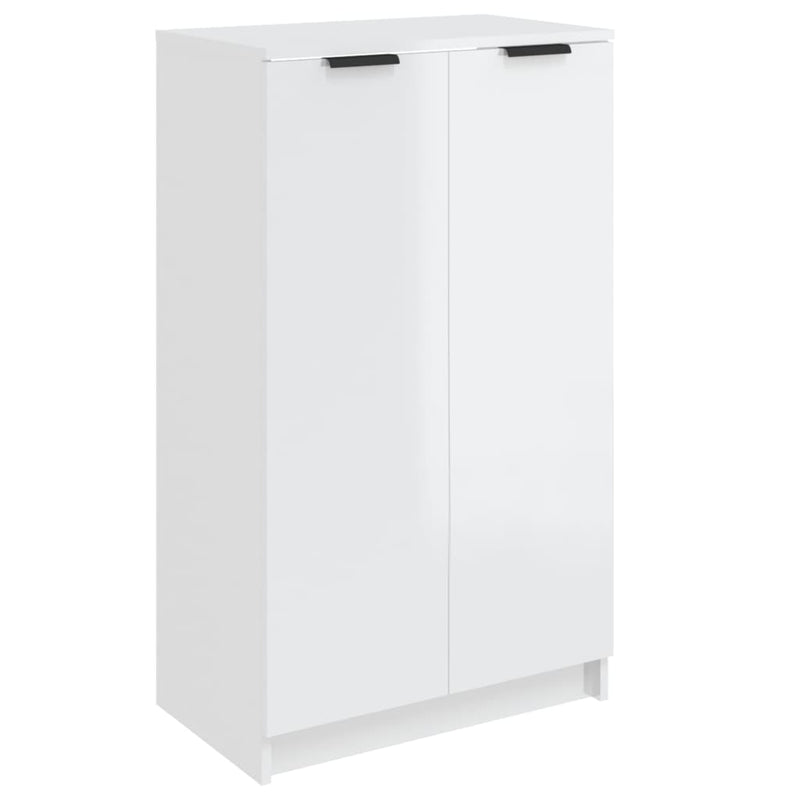 Load image into Gallery viewer, VidaXL Schoenenkast 59x35x100 cm bewerkt hout hoogglans wit