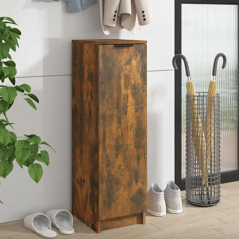 Load image into Gallery viewer, Vidaxl schoenenkast 30x35x100 cm bewerkt hout gerookt eikenkleurig