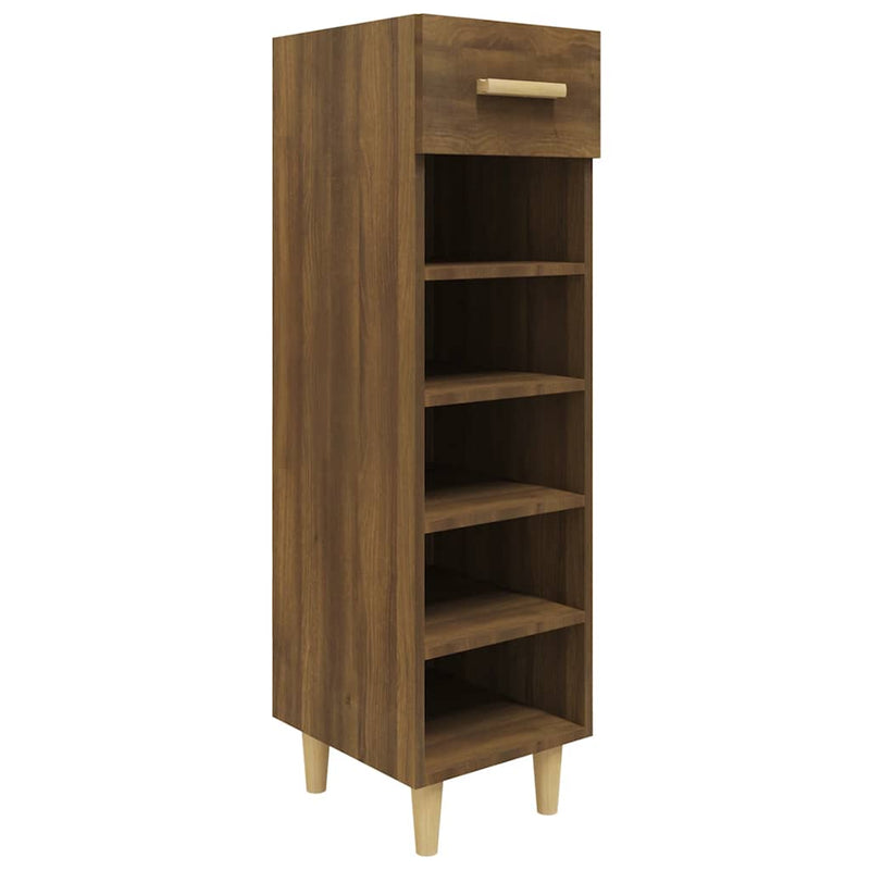 Load image into Gallery viewer, Vidaxl schoenenkast 30x35x105 cm bewerkt hout bruin eikenkleur