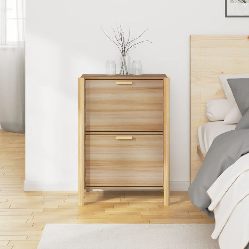 Load image into Gallery viewer, Vidaxl schoenenkast 57,5x33x80 cm bewerkt hout