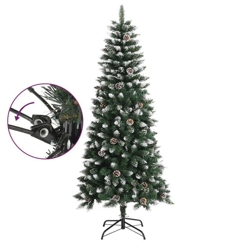 Afbeelding laden in galerijviewer, Vidaxl kunstkerstboom met standaard 150 cm pvc groen