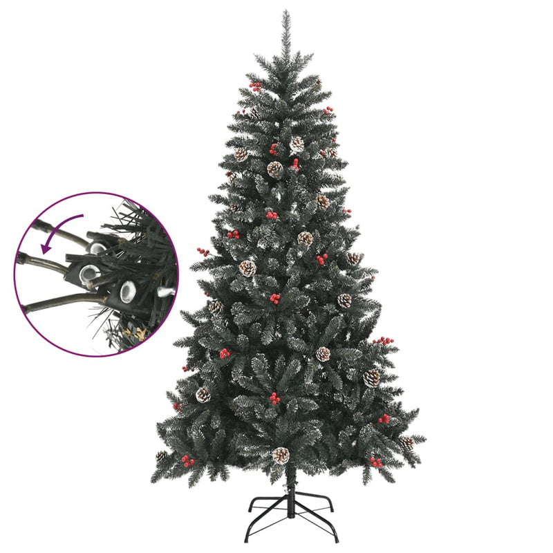 Load image into Gallery viewer, Vidaxl kunstkerstboom met standaard 180 cm pvc groen