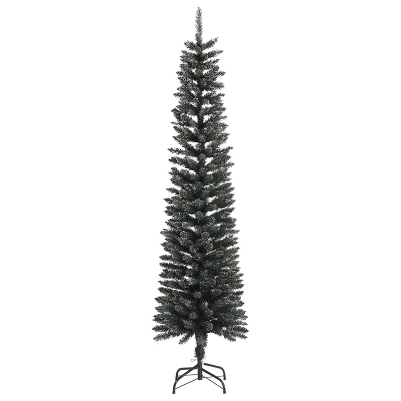 Load image into Gallery viewer, VidaXL Kunstkerstboom met standaard smal 210 cm PVC groen