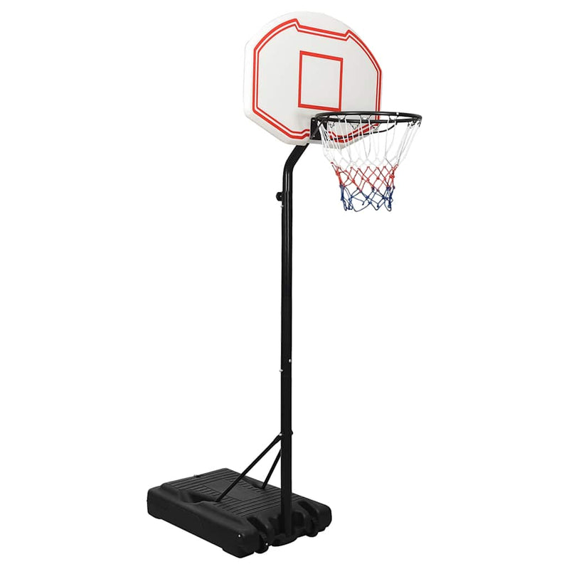 Load image into Gallery viewer, Vidaxl basketbalstandaard 237-307 cm polyetheen wit