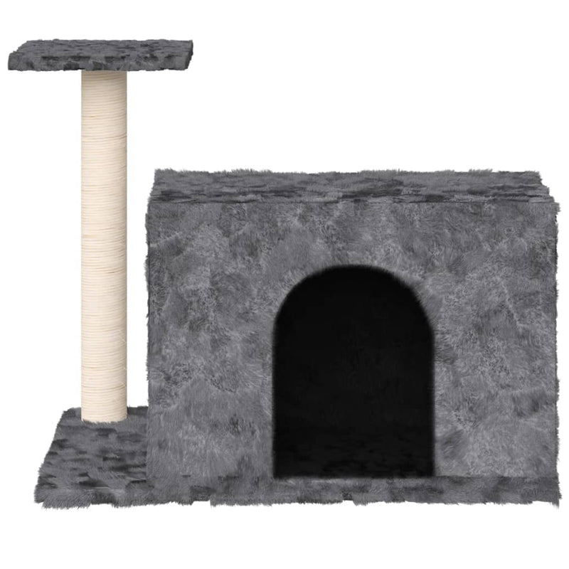 Load image into Gallery viewer, Vidaxl kattenmeubel met sisal krabpale 51 cm donkergrijs