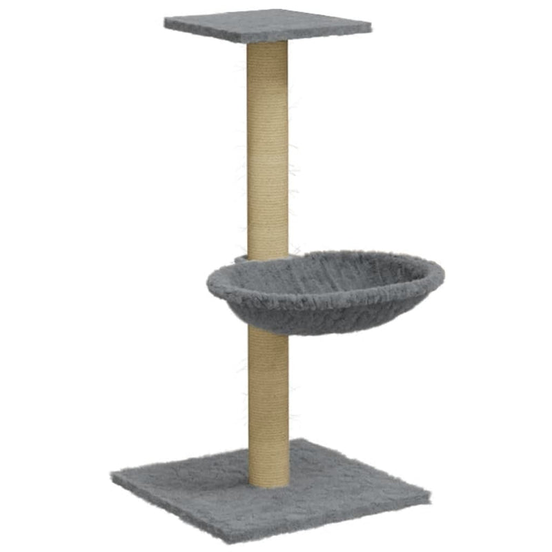 Load image into Gallery viewer, Vidaxl kattenmeubel met sisal krabpaal 74 cm lichtgrijs