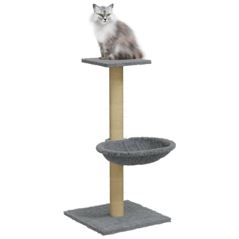 Load image into Gallery viewer, Vidaxl kattenmeubel met sisal krabpaal 74 cm lichtgrijs