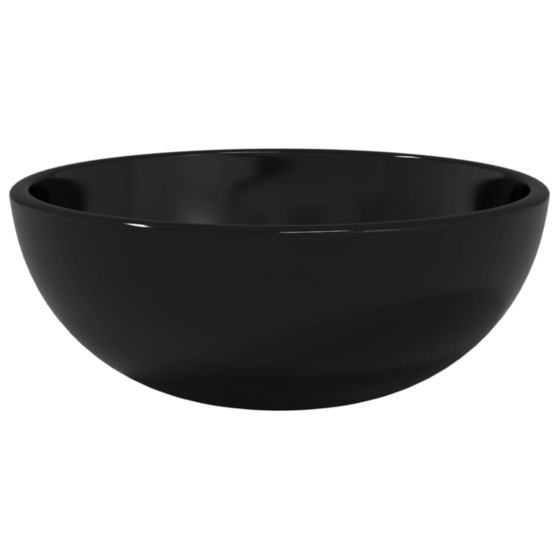 Load image into Gallery viewer, Vidaxl wasbak 30x12 cm gehard glas zwart