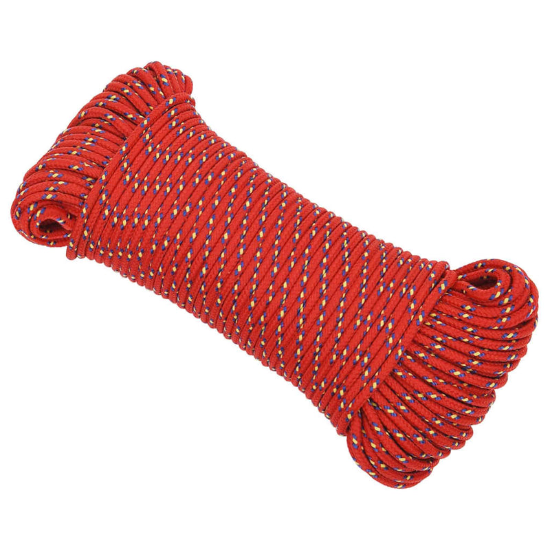 Load image into Gallery viewer, Vidaxl boottouw 5 mm 500 m polypropyleen rood