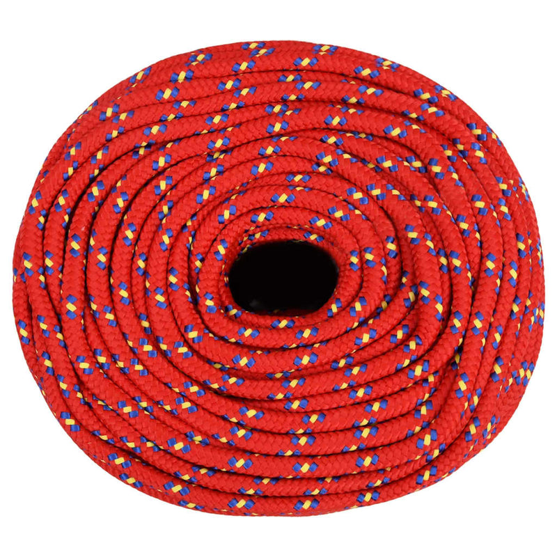 Load image into Gallery viewer, Vidaxl boottouw 8 mm 50 m polypropyleen rood