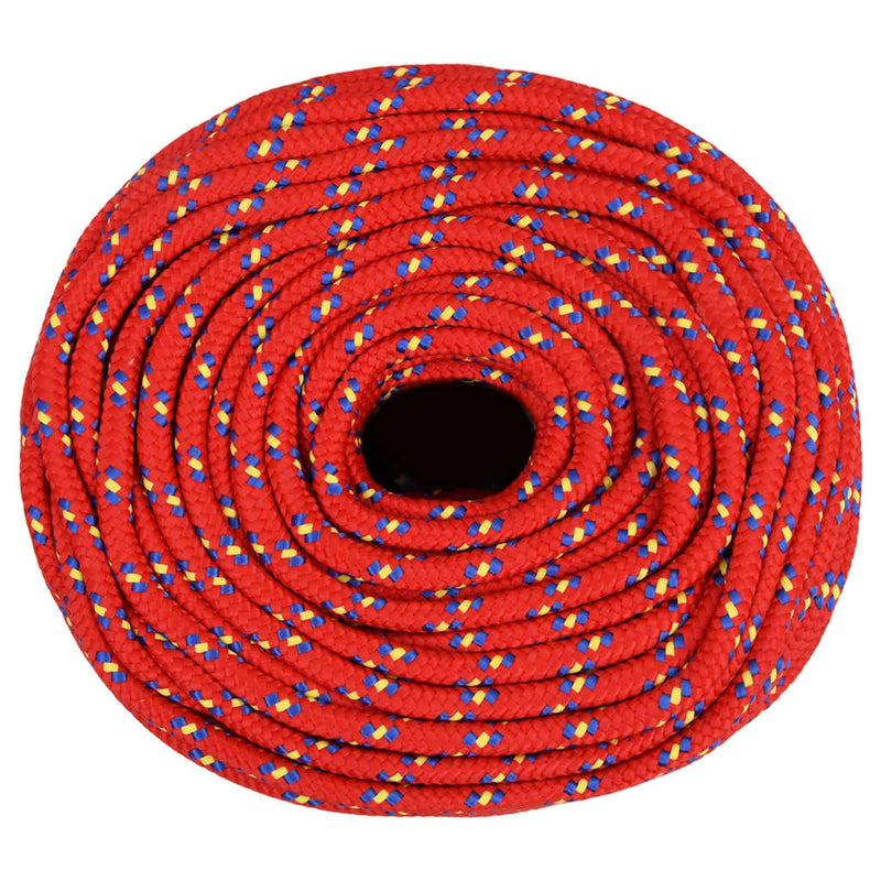 Load image into Gallery viewer, Vidaxl boottouw 10 mm 25 m polypropyleen rood