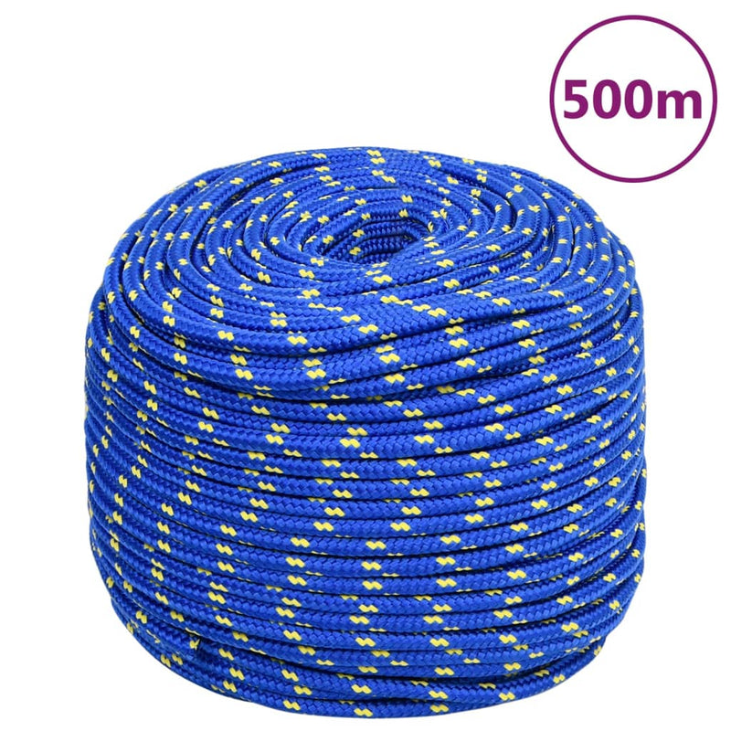 Load image into Gallery viewer, Vidaxl boottouw 10 mm 500 m polypropyleen blauw
