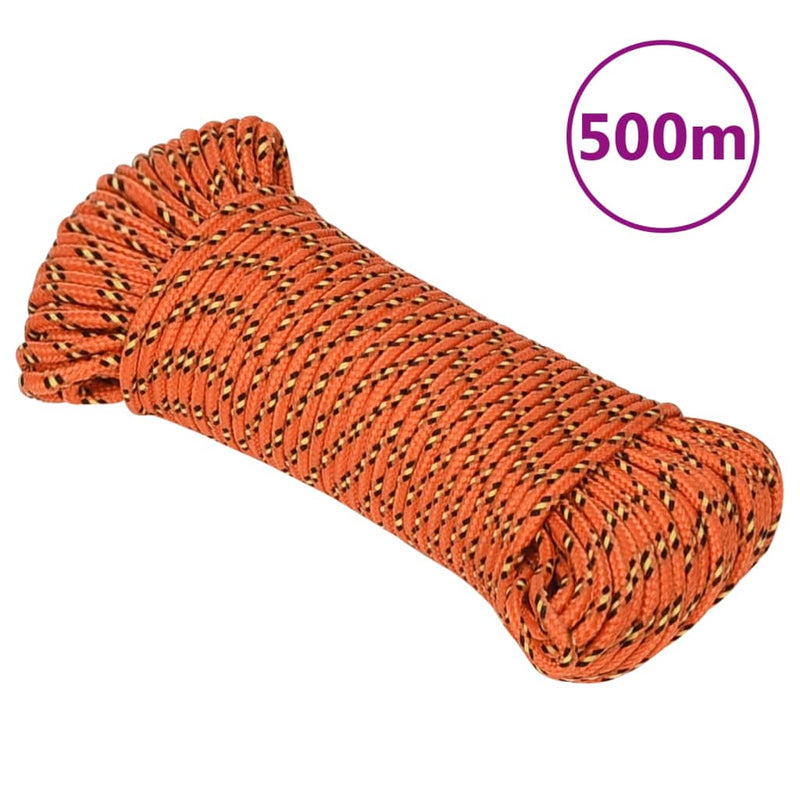 Load image into Gallery viewer, Vidaxl boottouw 5 mm 500 m polypropyleen oranje