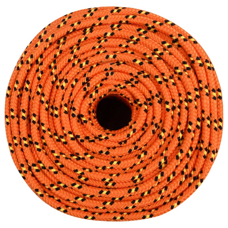 Load image into Gallery viewer, Vidaxl boottouw 8 mm 25 m polypropyleen oranje