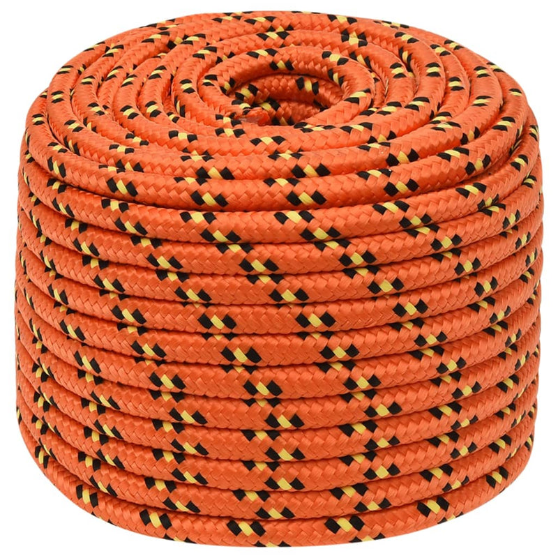 Load image into Gallery viewer, Vidaxl boottouw 14 mm 100 m polypropyleen oranje