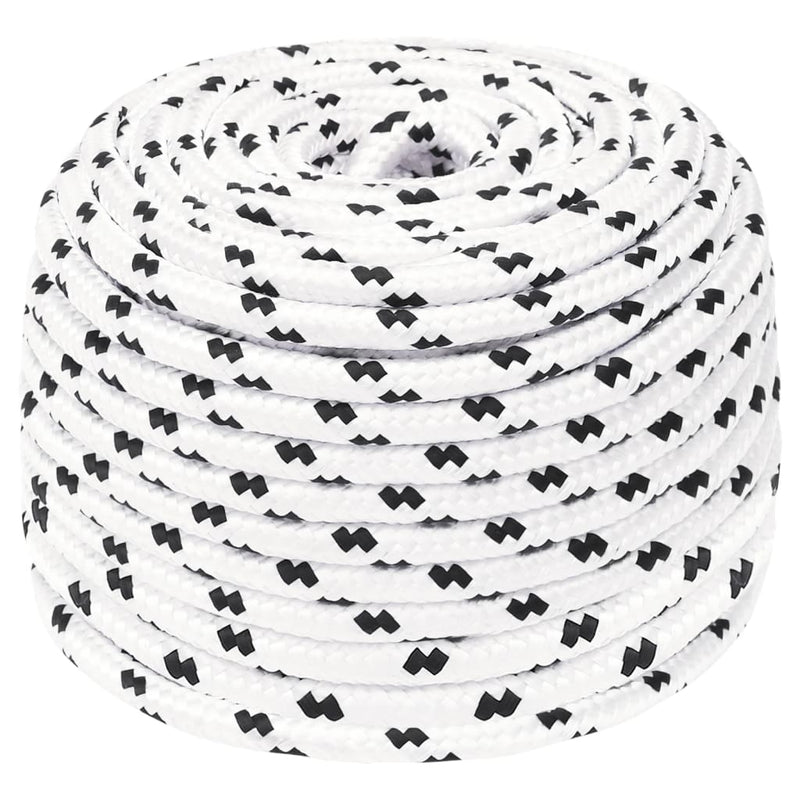 Load image into Gallery viewer, Vidaxl werktouw 10 mm 100 m polyester wit