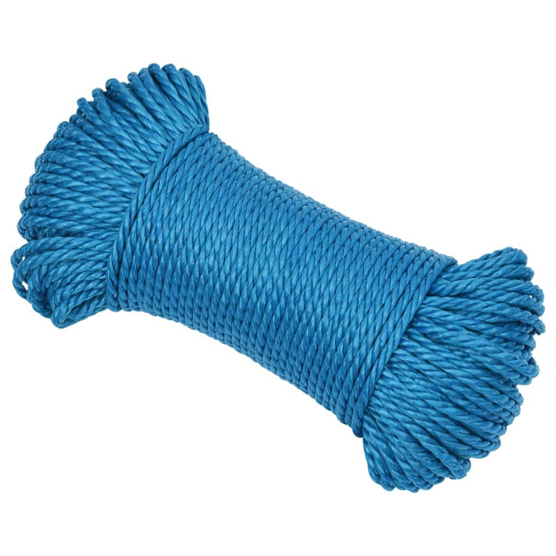 Load image into Gallery viewer, Vidaxl werktouw 6 mm 25 m polypropeen blauw