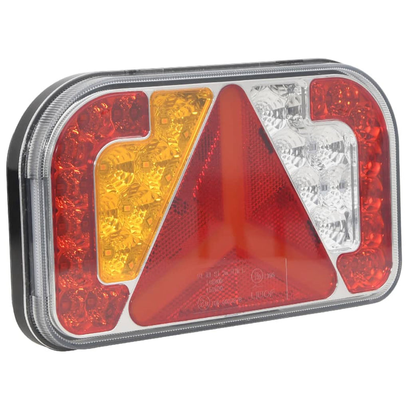 Load image into Gallery viewer, Vidaxl aanhangerlampen 2 st led-lamp 12 v 24x5x14,5 cm rood