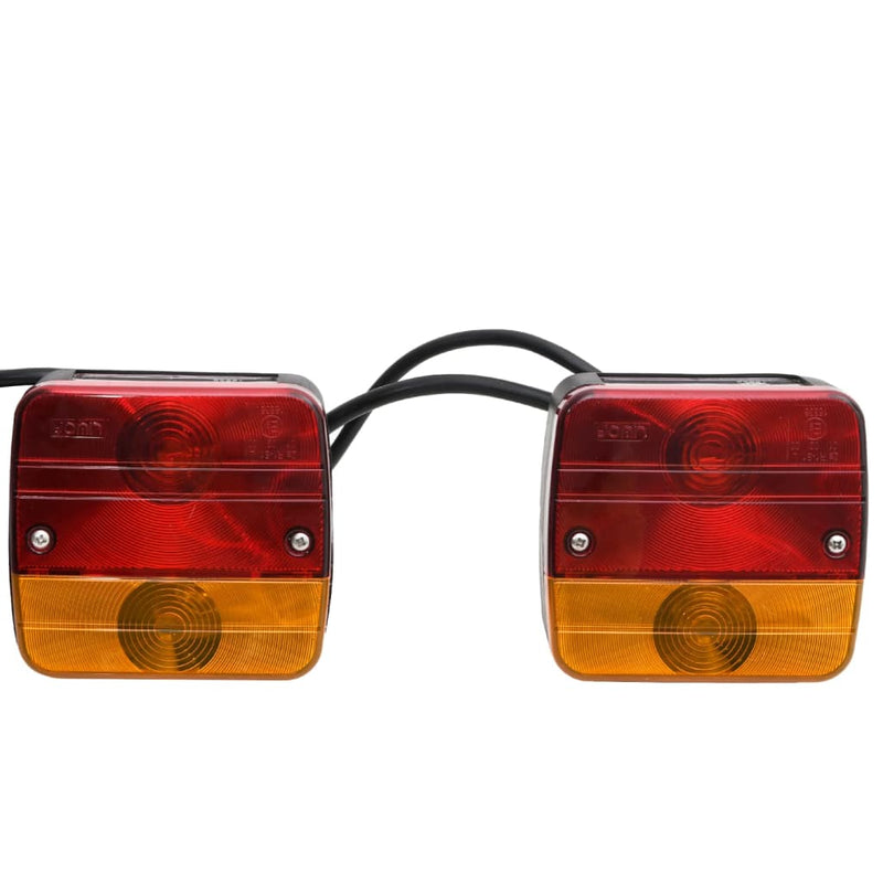 Load image into Gallery viewer, Vidaxl aanhangerlampen 2 st klassiek peertje 12 v 10,5x7,5x10 cm rood