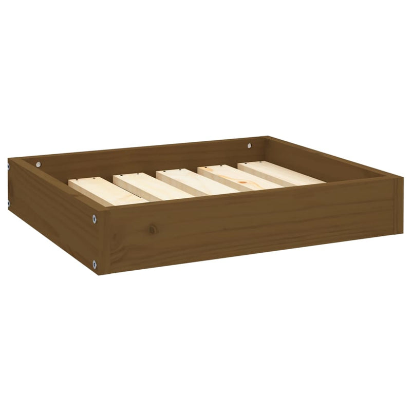 Load image into Gallery viewer, Vidaxl hondenmand 51,5x44x9 cm massief grenenhout honingbruin