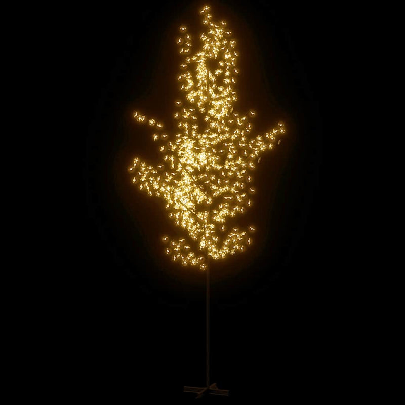 Load image into Gallery viewer, Vidaxl boom kersenbloesem 672 led's warmwit 400 cm
