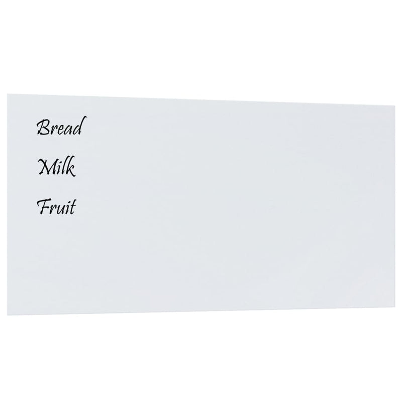 Load image into Gallery viewer, VidaXL Magneetbord voor aan de wand 100x50 cm gehard glas wit