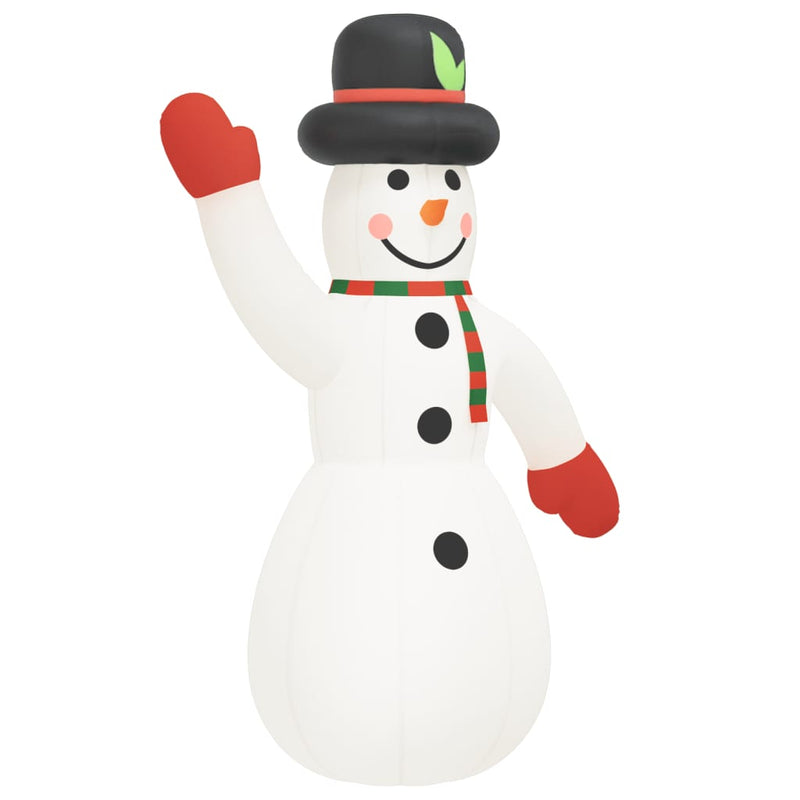 Load image into Gallery viewer, VidaXL Sneeuwpop opblaasbaar met LED's 620 cm