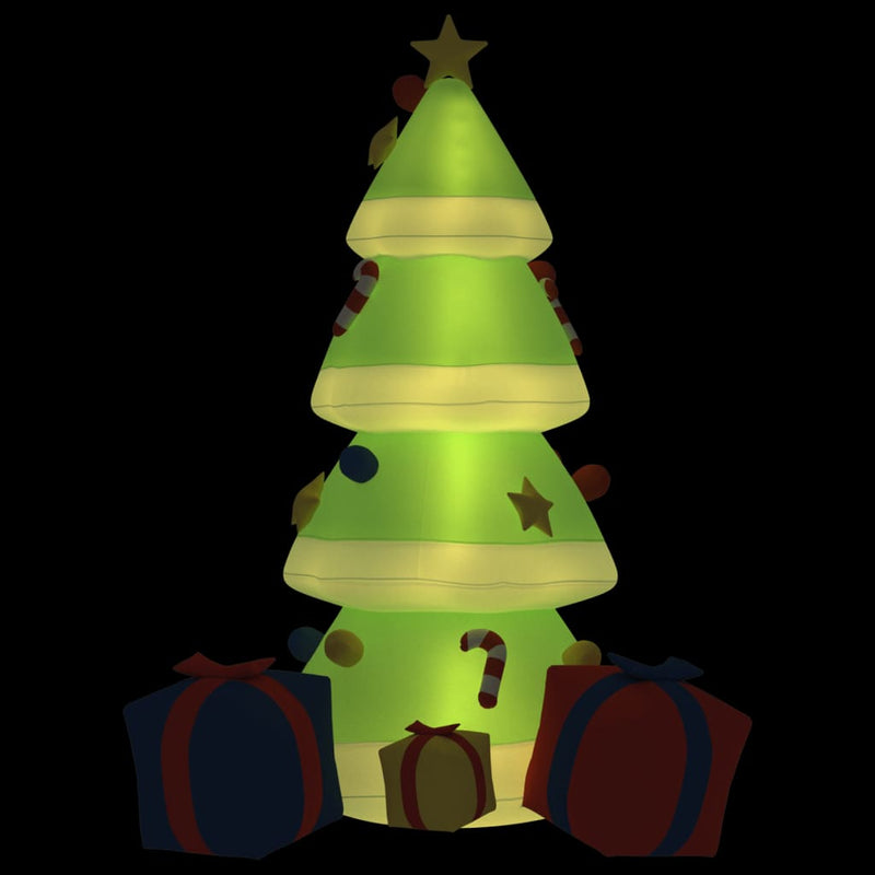 Load image into Gallery viewer, Vidaxl kerstboom met led's opblaasbaar 240 cm