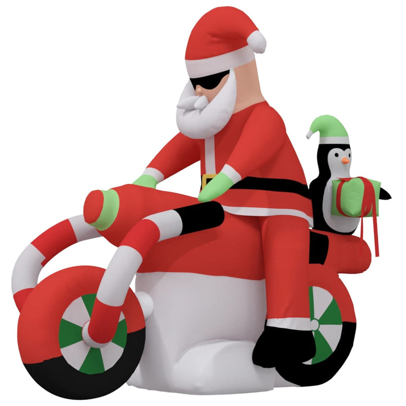 Load image into Gallery viewer, VidaXL Kerstman opblaasbaar LED 156 cm