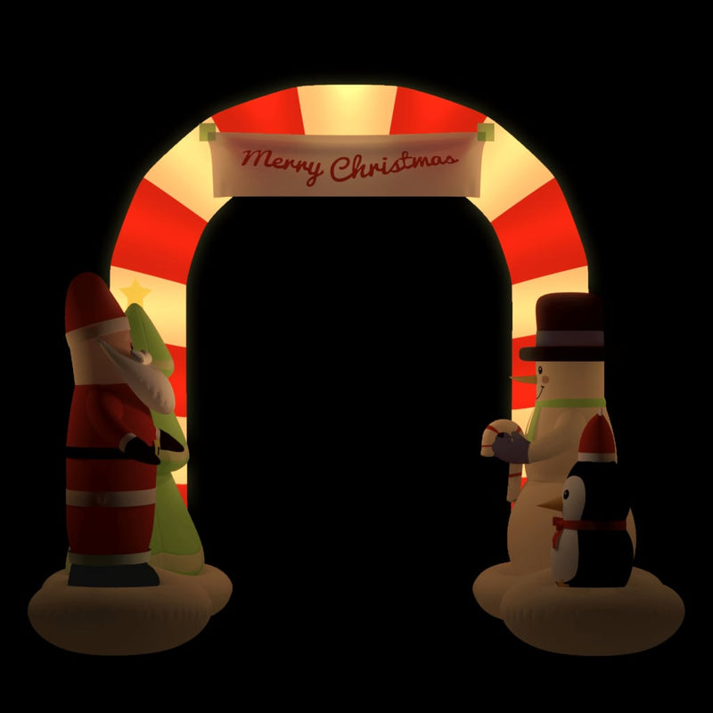 Load image into Gallery viewer, Vidaxl kerstboog opblaasbaar met led's 260 cm