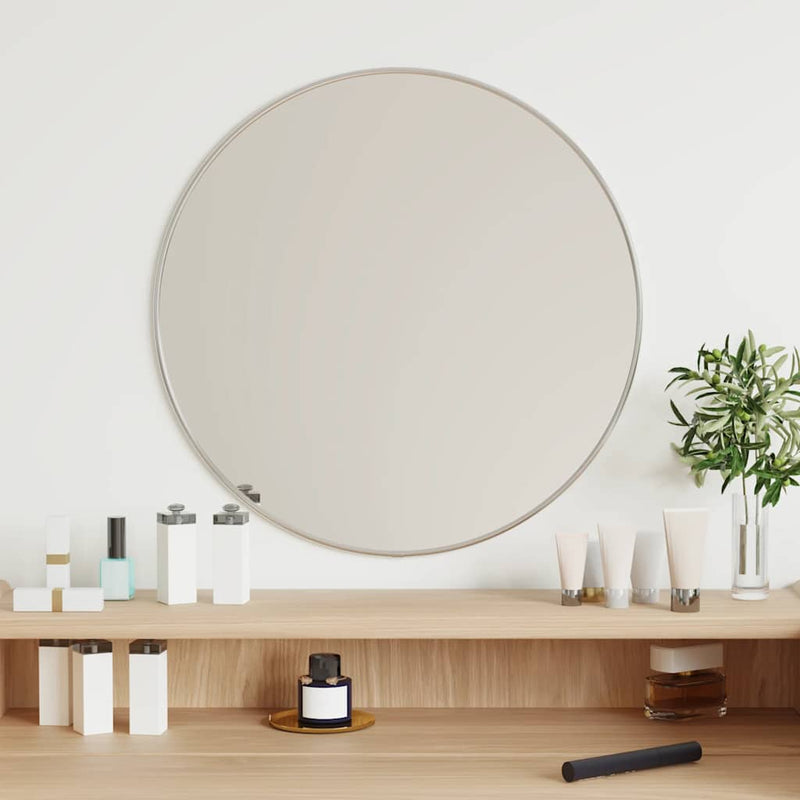 Load image into Gallery viewer, Vidaxl wandspiegel rond ø50 cm zilverkleurig