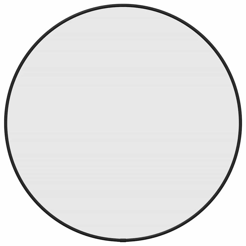 Afbeelding laden in galerijviewer, Vidaxl wandspiegel rond ø50 cm zwart