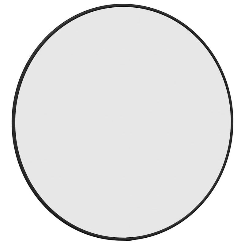 Afbeelding laden in galerijviewer, Vidaxl wandspiegel rond ø50 cm zwart